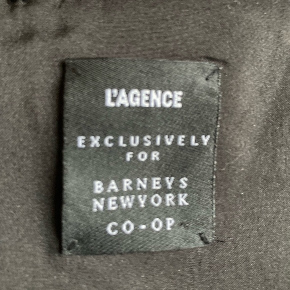 L'Agence Gray Black Plaid Fitted Short Sleeve w/Sweetheart Neckline Dress - Picture 12 of 13